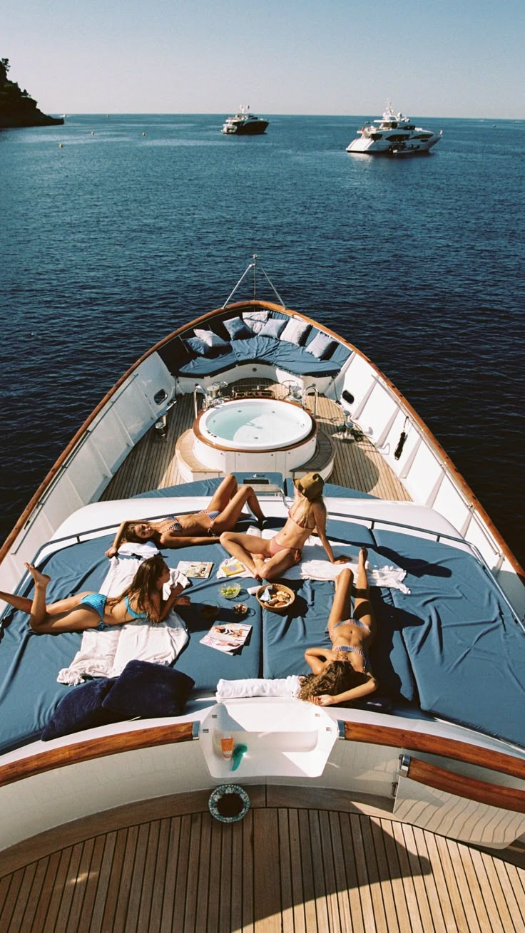Détente sur le pont avant